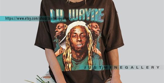 Discover Vintage Style Lil wayne T-Shirt, Rap Tee, 90's Shirt, Lil Wayne Merch Shirt