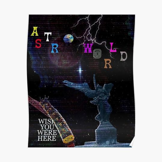 Discover Astroworld Poster Premium Matte Vertical Poster