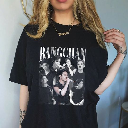 Discover Vintage Bang Chan Shirt. Stray Kids Bang Chan Shirt