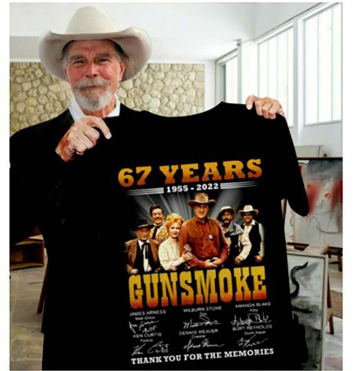 Discover 67 Years shirt, Gunsmoke shirt, 2022 Thank You t-shirt