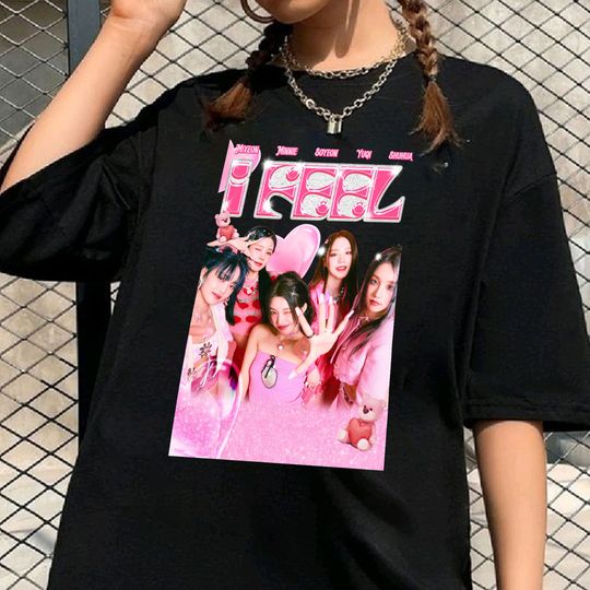 Discover G I-DLE Vintage Shirt - Tomboy Theme Kpop Merchandise