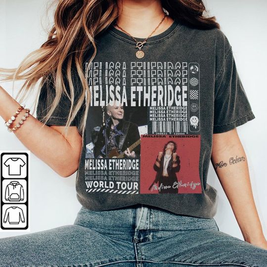 Discover Melissa Etheridge Music Shirt, Vintage 90s Summer Tour 2023 Tickets Album Tee