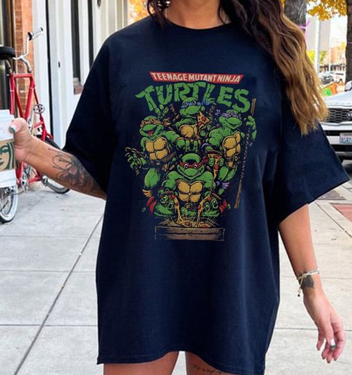 Discover Vintage Ninja Turtle Shirt, Teenage Mutant Ninja
