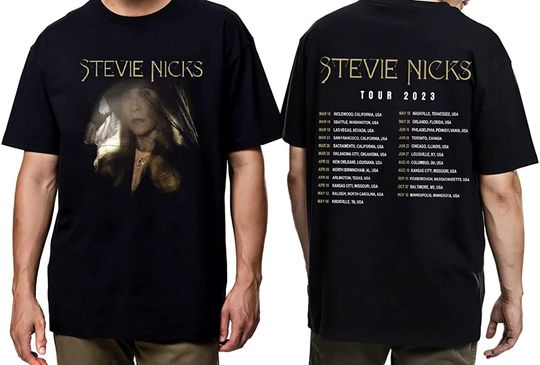 Discover Music Tour 2023 Double Sided Vintage Tee Rock Music Tour 2023