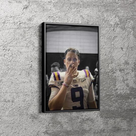 Discover Joe Burrow Cigar Poster