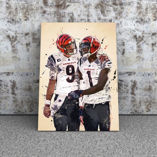 Discover Joe Burrow, Ja'Marr Chase Poster