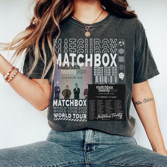 Discover Matchbox Twenty Music Shirt, Vintage Matchbox 20 Summer 2023 Tour
