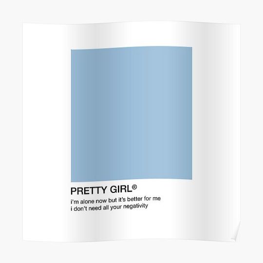 Discover pretty girl Premium Matte Vertical Poster