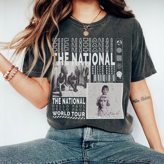 Discover The National Music Shirt, Vintage The National World Tour 2023