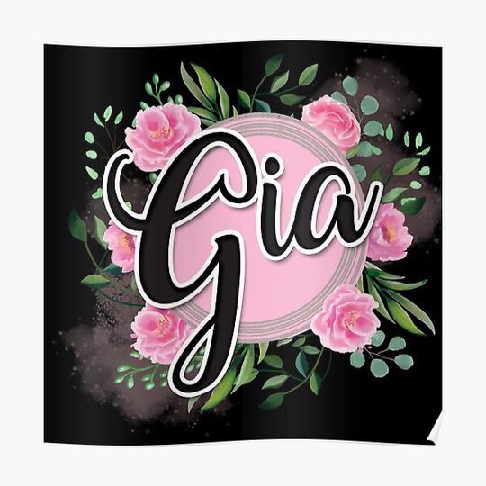 Discover Gia name Premium Matte Vertical Poster