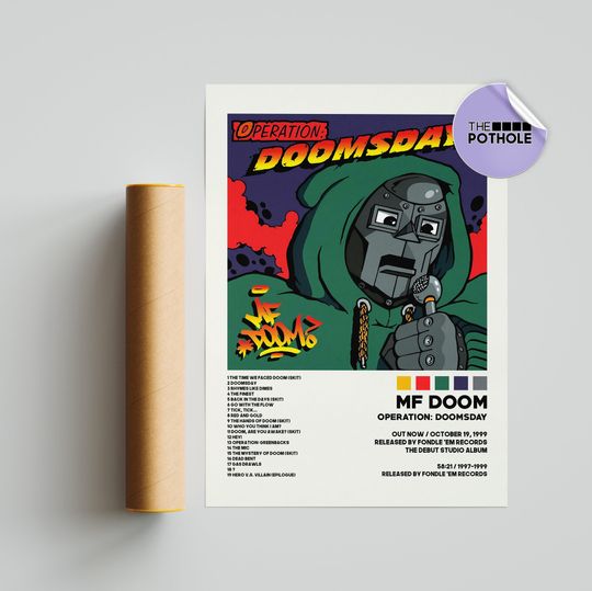 Discover MF Dooom Posters / Doomsday Poster