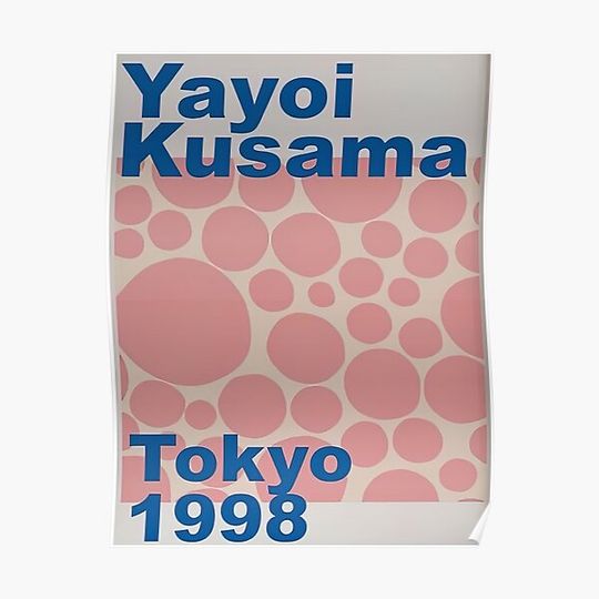 Discover Tokyo 1998 Yayoi Old Painting Premium Matte Vertical Poster