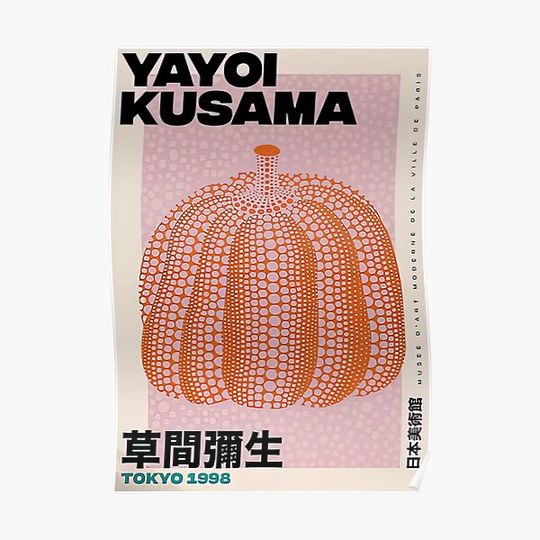 Discover The Pumpkins Tokyo 1998 Old Yayoi Premium Matte Vertical Poster