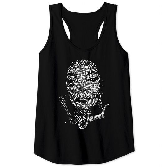 Discover Janet Jackson Inspired Bling Tank Tops, Janet Jackson Together Again Tour 2023 Tank Tops