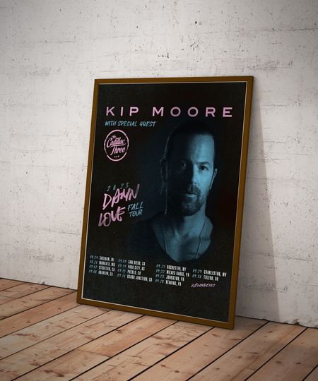 Discover Kip Moore With Special Guest 2023 - Damn Love Fall Tour 2023 Poster