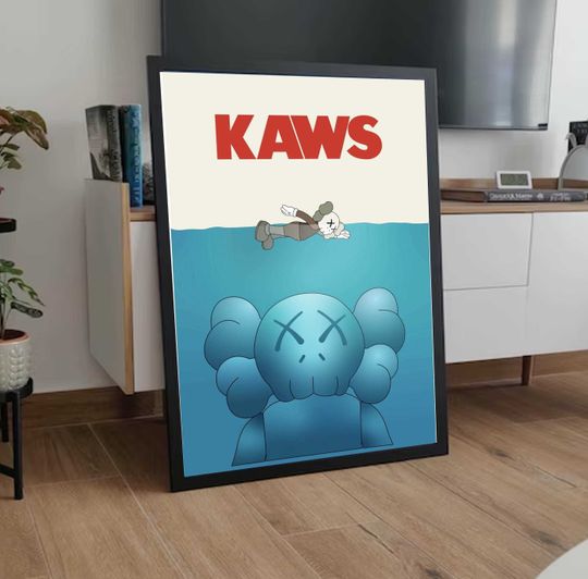 Discover Kaws - Jaws Poster