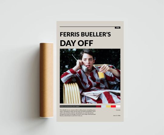 Discover Ferris Bueller's Day Off Poster