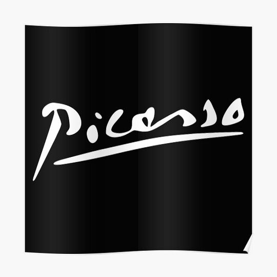 Discover Pablo Picasso Signature Premium Matte Vertical Poster