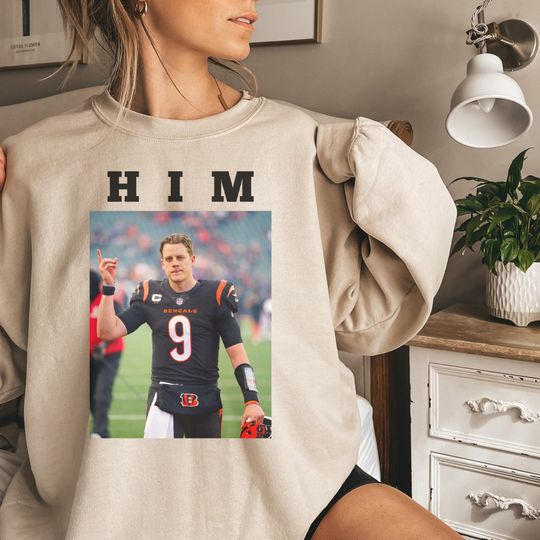 Discover I AM HIM Joe Burrow Sweatshirt, football Vintage Sweatshirt