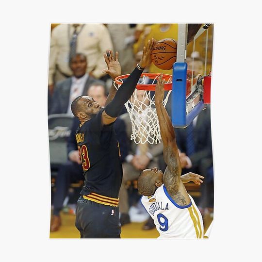 Discover Lebron James "The Block" Premium Matte Vertical Poster