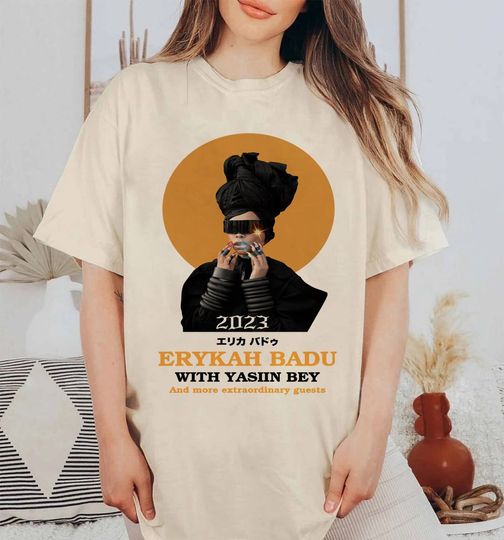 Discover Erykah Badu concert 2023 T Shirt