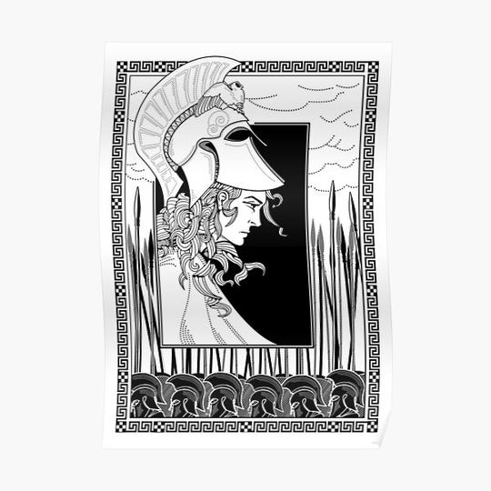 Discover Athena Premium Matte Vertical Poster