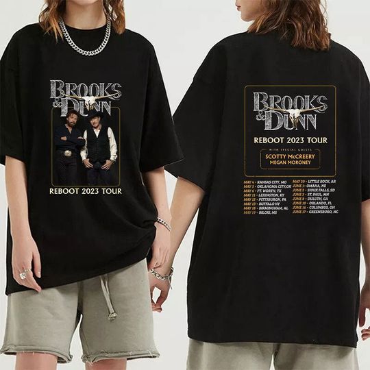 Discover Brooks & Dunn 2023 Tour Shirt For Fan,  Brooks And Dunn Vintage Country Concert Shirt, Brooks and Dunn Tour 2023