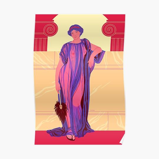 Discover Athenais Study Premium Matte Vertical Poster