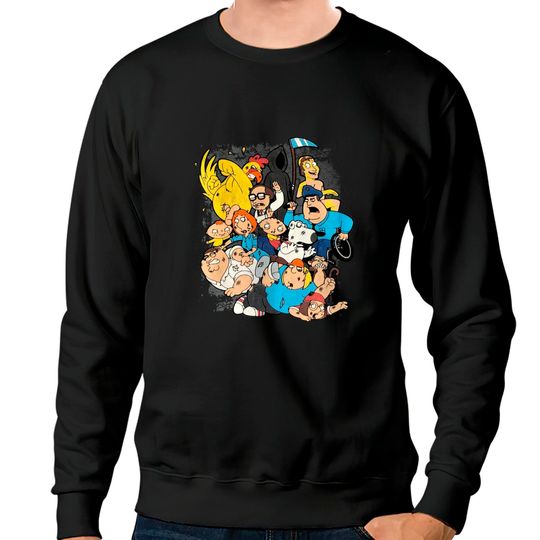 Discover Vintage Y2K Family Guy Fight Scene Sweatshirts