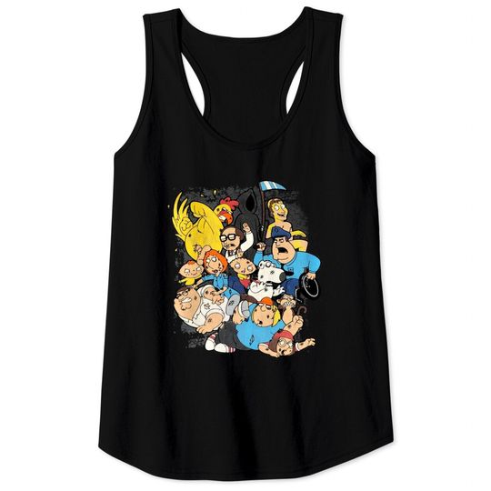 Discover Vintage Y2K Family Guy Fight Scene Tank Tops
