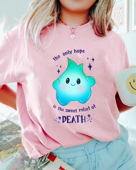 Discover Luna Star the only hope is the sweet relief of death Shirt , 2023 Movie Lumalee Blue Shirt