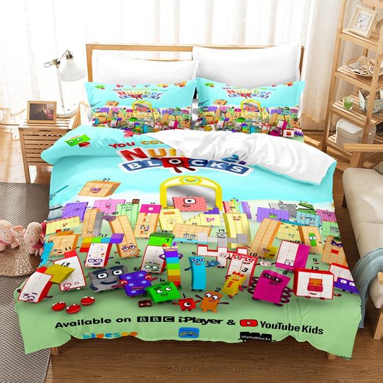 Discover NumberBlocks Bedding Set for Boys Home Decor