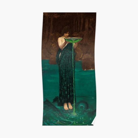 Discover John William Waterhouse - Circe Invidiosa Premium Matte Vertical Poster