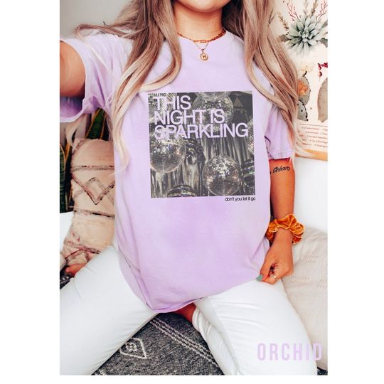 Discover this night is sparkling  tee shirt
