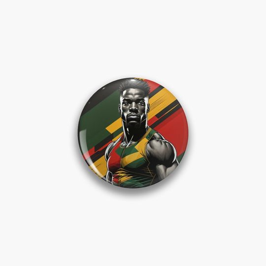 Discover Wrestler Juneteenth Celebration Pin