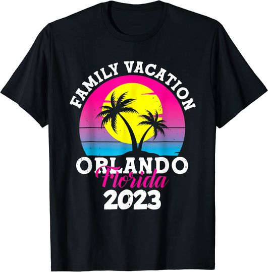 Discover Family Vacation Florida 2023 Beach Holidays Summer Trip Sun T-Shirt