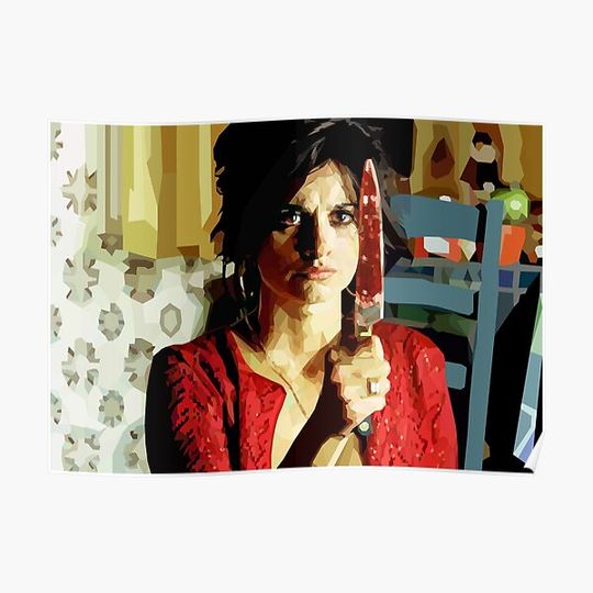 Discover Penelope Cruz Back Premium Matte Vertical Poster