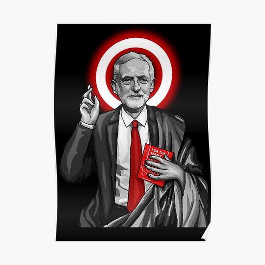 Discover Holy Jeremy Corbyn Premium Matte Vertical Poster