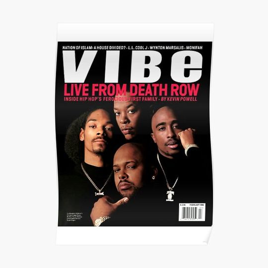 Discover Death Row Records Vibe Cover Premium Matte Vertical Poster
