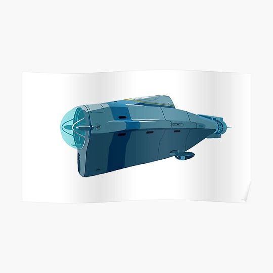 Discover Subnautica Cyclops Sub Premium Matte Vertical Poster