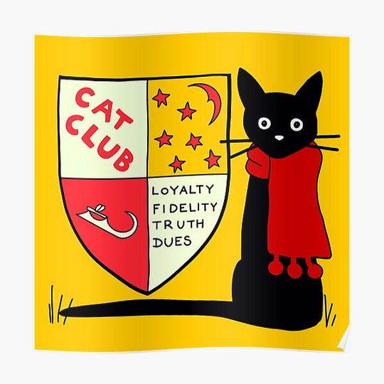 Discover Jenny And The Cat Club Premium Matte Vertical Poster