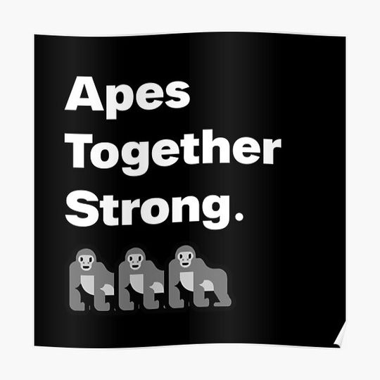 Discover WSB Apes Together Strong Premium Matte Vertical Poster