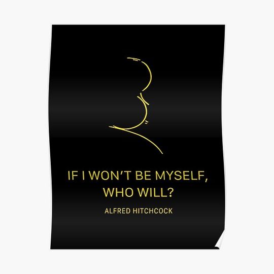 Discover Alfred Hitchcock Quote Premium Matte Vertical Poster