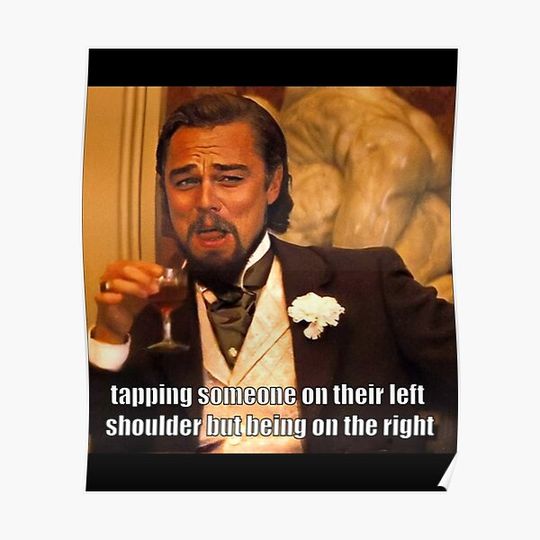 Discover Leonardo Di Caprio Meme Premium Matte Vertical Poster