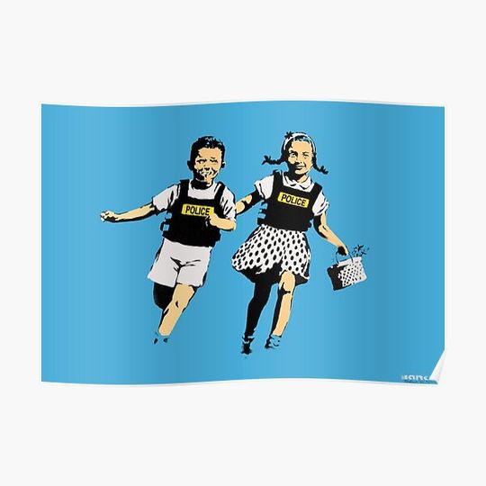 Discover BANKSY JACK AND JILL Premium Matte Vertical Poster