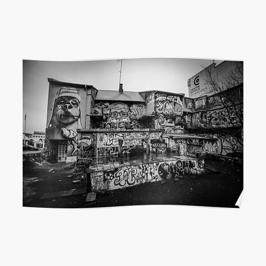 Discover Reykjavik Graffiti Premium Matte Vertical Poster