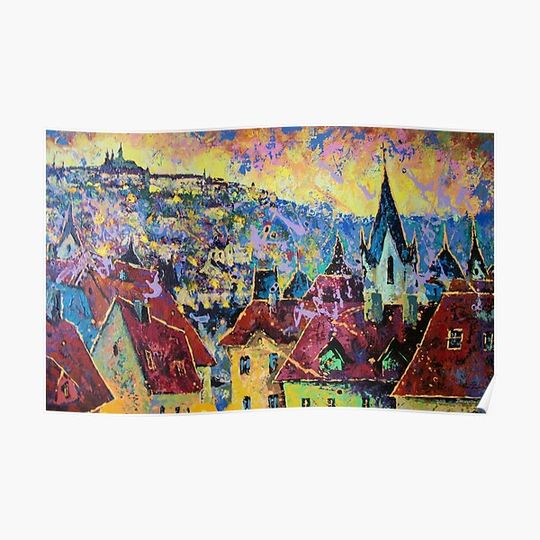 Discover Old Prague Premium Matte Vertical Poster