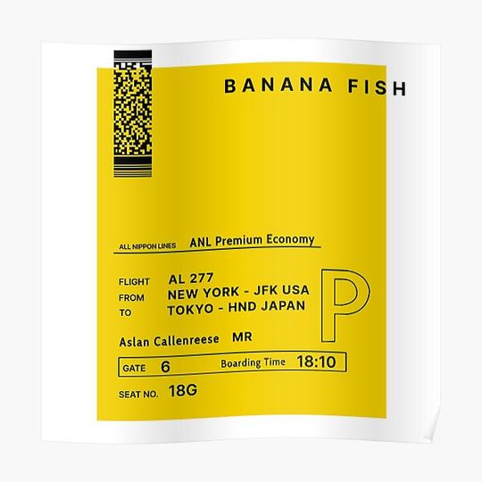 Discover Banana Fish Premium Matte Vertical Poster