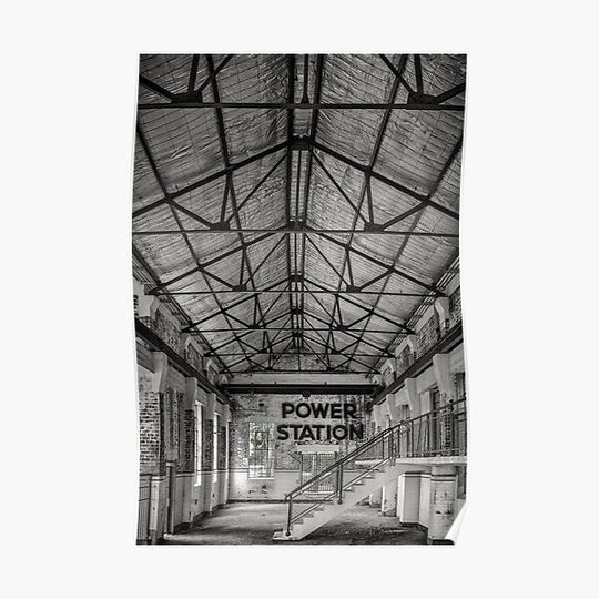 Discover Abandoned Power Station Premium Matte Vertical Poster
