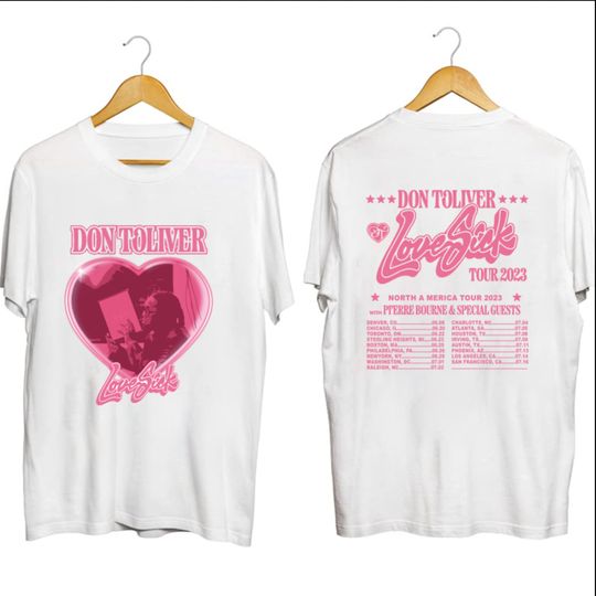 Discover Don Toliver Love Sick Tour 2023 Shirt